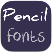 Pencil Fonts for Samsung, OPPO and HTC phones