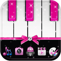 Pink Piano tema rosado piano