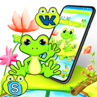 Happy Cute Frog Theme