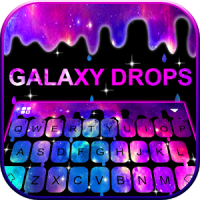Falling Galaxy Droplets Tema de teclado