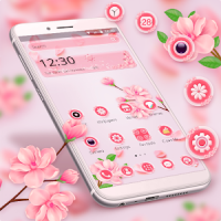 Beautiful Pink Flower Theme