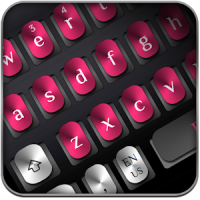 Black Pink Metal Keyboard