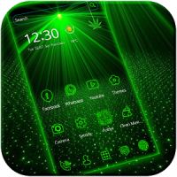 Laser light green tech Theme