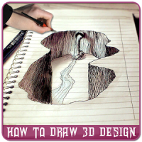 How to Draw 3D Design - 3D Design Step By Step