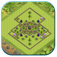 Th9 Hybrid Base COC Layouts