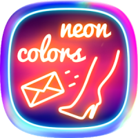 Neon Colors SMS Theme