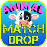Animals Drop Match 3 Game Kids