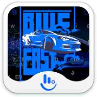 Blue Fast FREE Keyboard Theme