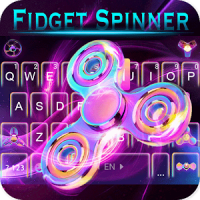 Fidget Spindle Keyboard 3D Theme