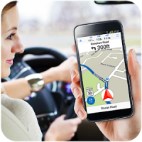 Direcciones de conducción de mapas: Navegación GPS