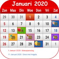 Nederland Kalender 2020