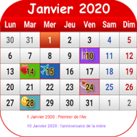 Français Calendrier 2020