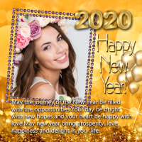 New Year 2020 Photo Frames,Greetings Cards 2020