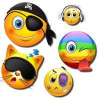 Emojis and GIF for whatsapp