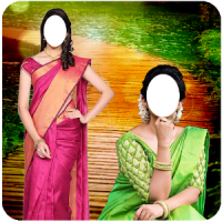 Women Saree Photo Suit - Saree Suit for girls