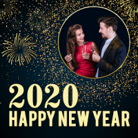 Happy New Year Photo Frame 2020 - Photo Editor