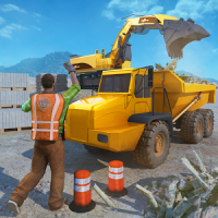 Heavy Crane Excavator Construction Transport