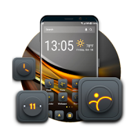 Blackgold Launcher theme for you