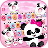 Pinky Panda Donuts New Keyboard Theme