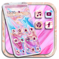 Glossy Marble Style Theme