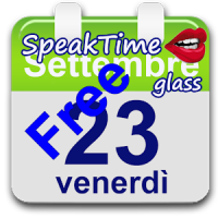 SpeakTime glass widget free