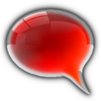 GO SMS Pro Crimson Glass Theme