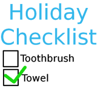 Holiday Checklist