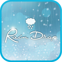 Raindrops go launcher theme