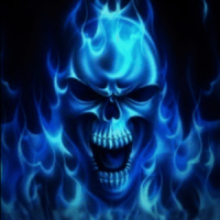 Blue Skull Live Wallpaper