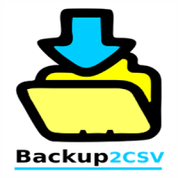 Backup2CSV CSV शुल्क बैकअप