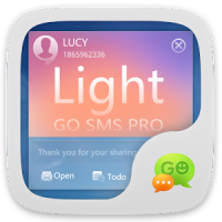 GO SMS Pro Light Theme EX