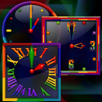 Rainbow Alarm Clock Widget