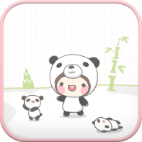 Panda Bebe go launcher theme