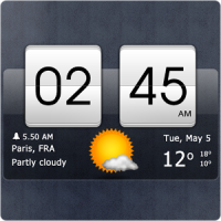 Sense Flip Clock & Weather