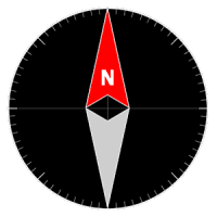 Kompass Schwarz FULL