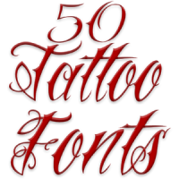 Fonts for FlipFont Tattoo