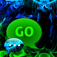 Green Smoke Theme GO SMS Pro