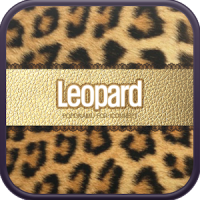 Gold Leopard go launcher theme