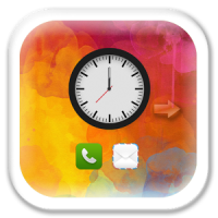 Analog Clock LockScreen/Widget