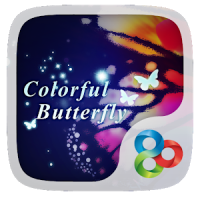 Colorful Butterfly GO Theme