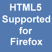 HTML5 Supported for Firefox