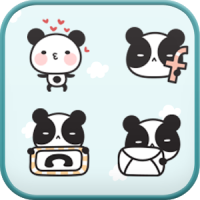 Panda Cafe icon theme