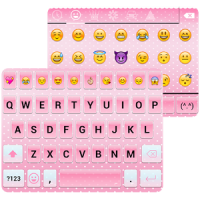 Pink Emoji Keyboard -Emoticons