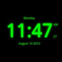 Digital Clock Live Wallpaper-7