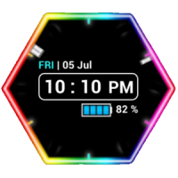 Neon Clock Widget