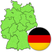 German States - Flags, Capitals and Map of Germany
