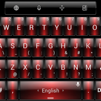 Theme for Keyboard Dusk Red