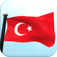 Turkey Flag 3D Free Wallpaper