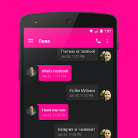 EvolveSMS Theme Stealth Pink