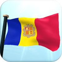 Andorra Flagge 3D Kostenlos